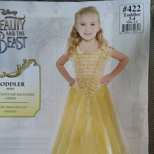Beauty and the Beast Belle Dress Toddler's 3-4 - Costume/Dress-Up